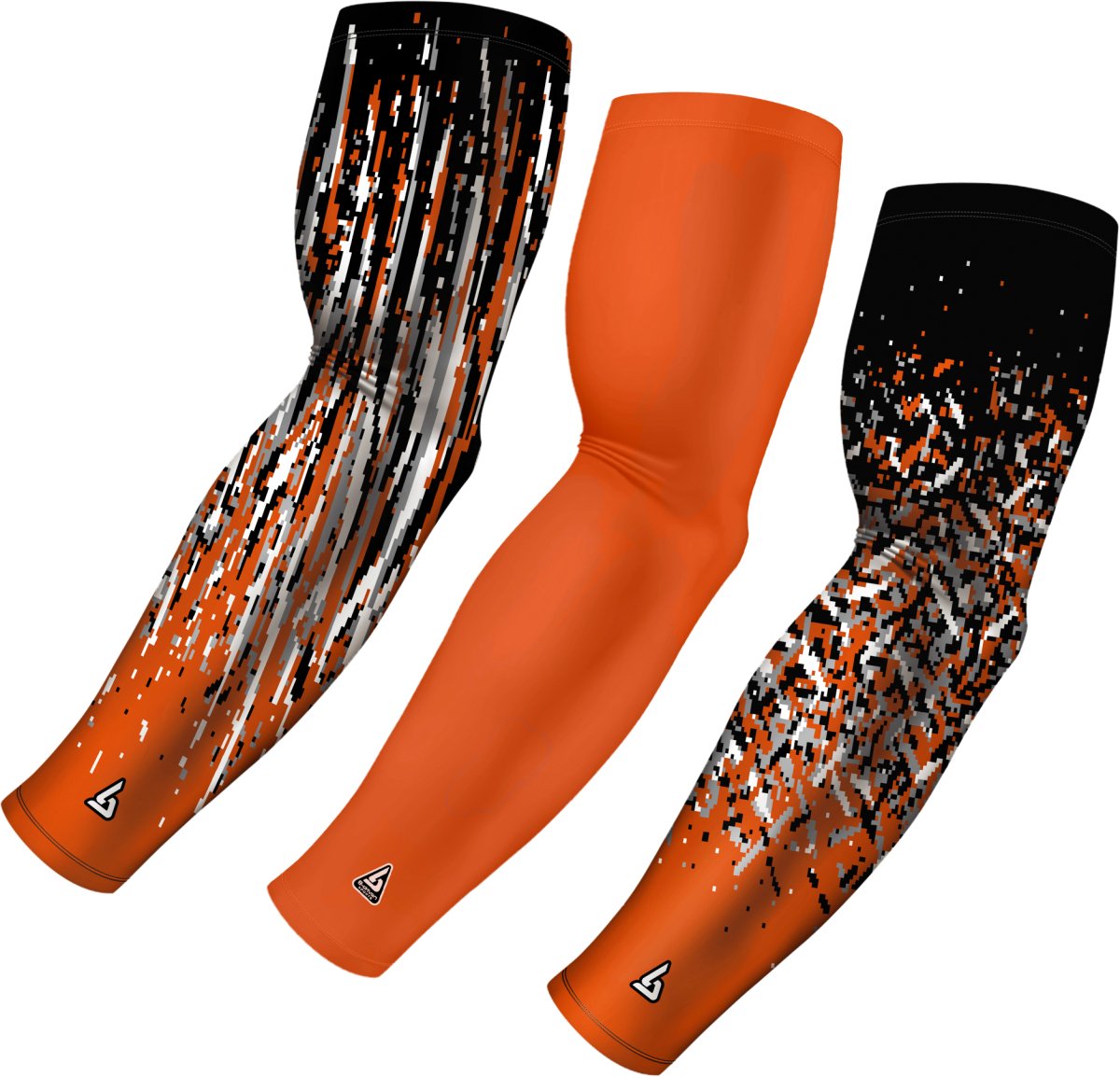 3 PAC ARM SLEEVES ORANGE BDriven Sports