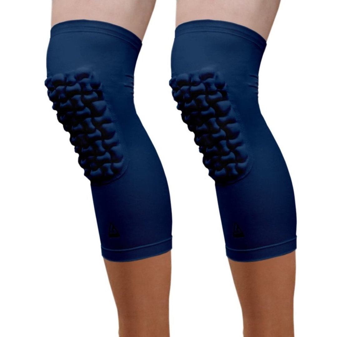 Pro-Fit Padded Knee Sleeve - Navy (Knee) - B-Driven Sports