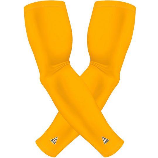 2 PAC ARM SLEEVES - YELLOW SOLID - B-Driven Sports