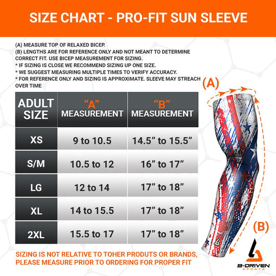 Golf Tee Compression Sleeve | Sun Sleeve - B - Driven Sports