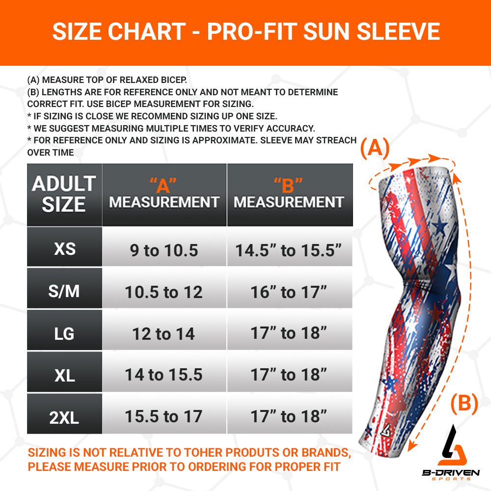 Red White Edge | Sun Sleeve - B - Driven Sports