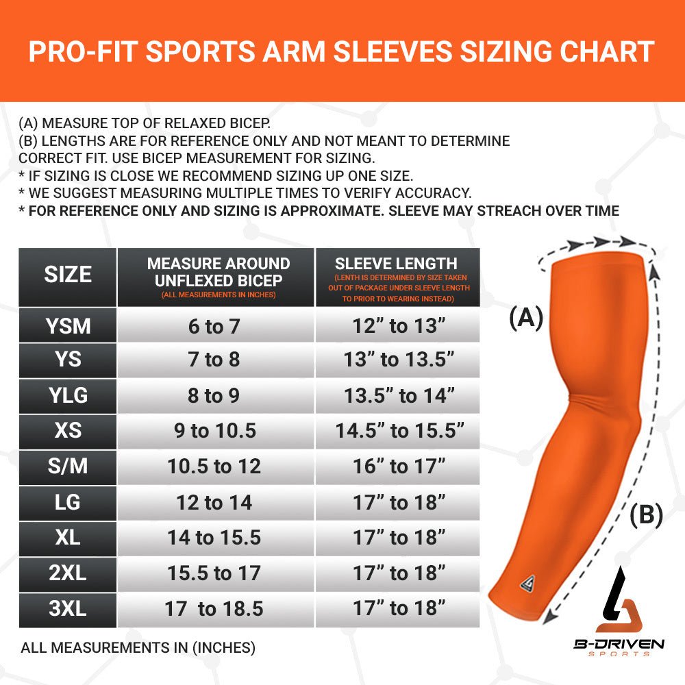 Solid Teal Pro - Fit Arm Sleeve - B - Driven Sports