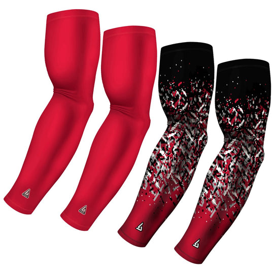 4-Pack Bundle | Solid/Confetti | Maroon Standard Bundle 2 - B-Driven Sports