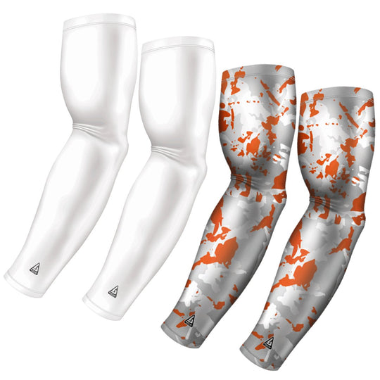 4-Pack Bundle | Solid/Flake Camo | White Bundle 1 - B-Driven Sports