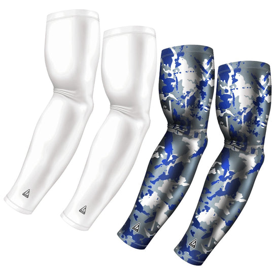 4-Pack Bundle | Solid/Flake Camo | White Bundle 6 - B-Driven Sports