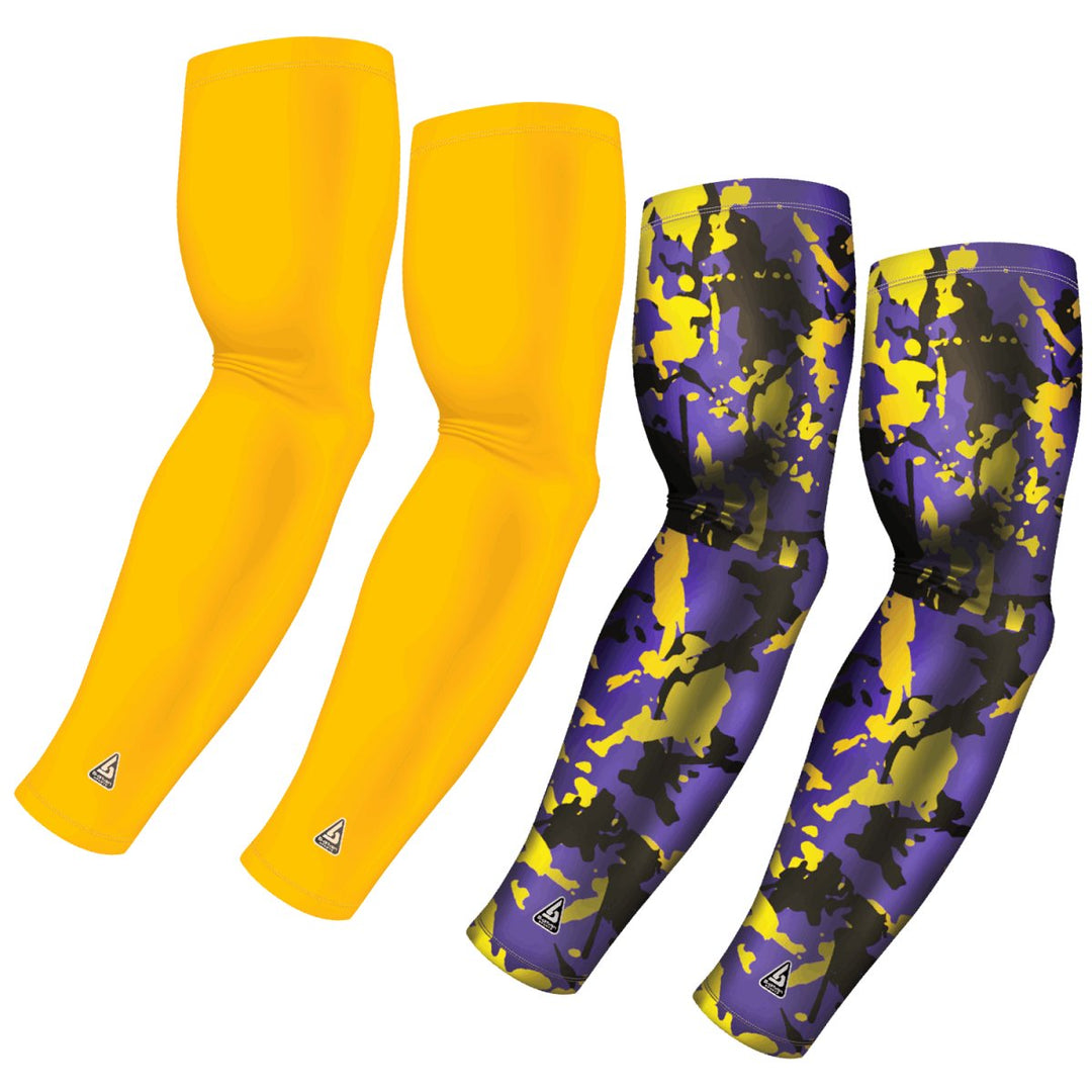 4-Pack Bundle | Solid/Flake Camo | Yellow Standard Bundle 3 - B-Driven Sports