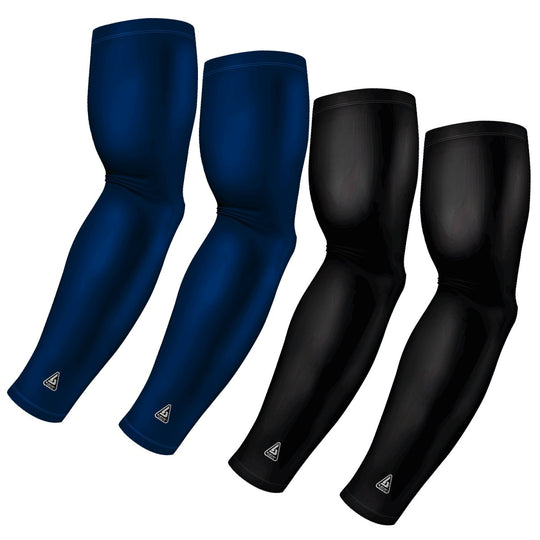 4-Pack Bundle | Solids | Black/Blue Navy Dark - B-Driven Sports