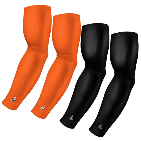 4-Pack Bundle | Solids | Black/Orange Medium - B-Driven Sports