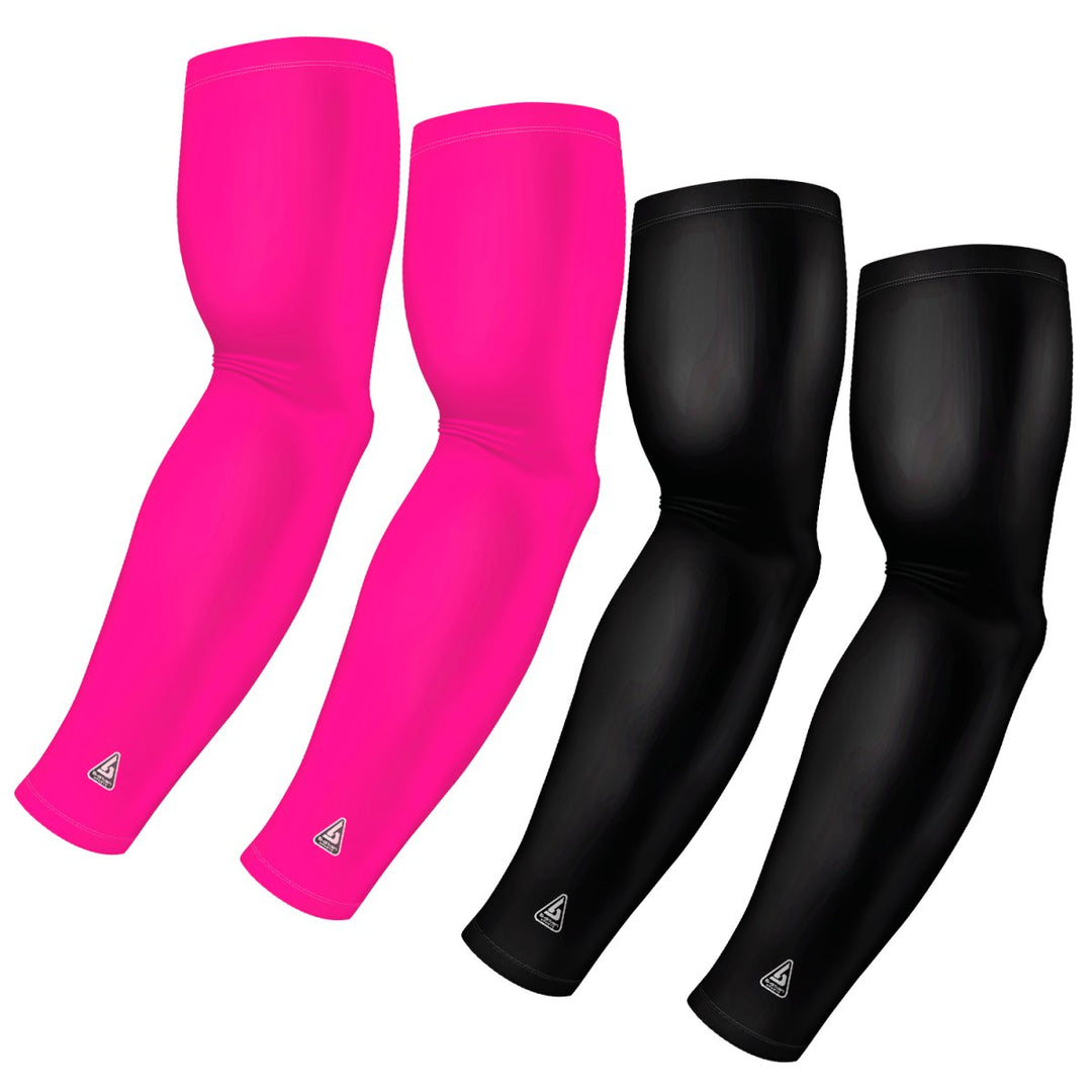 4-Pack Bundle | Solids | Black/Pink Bright - B-Driven Sports