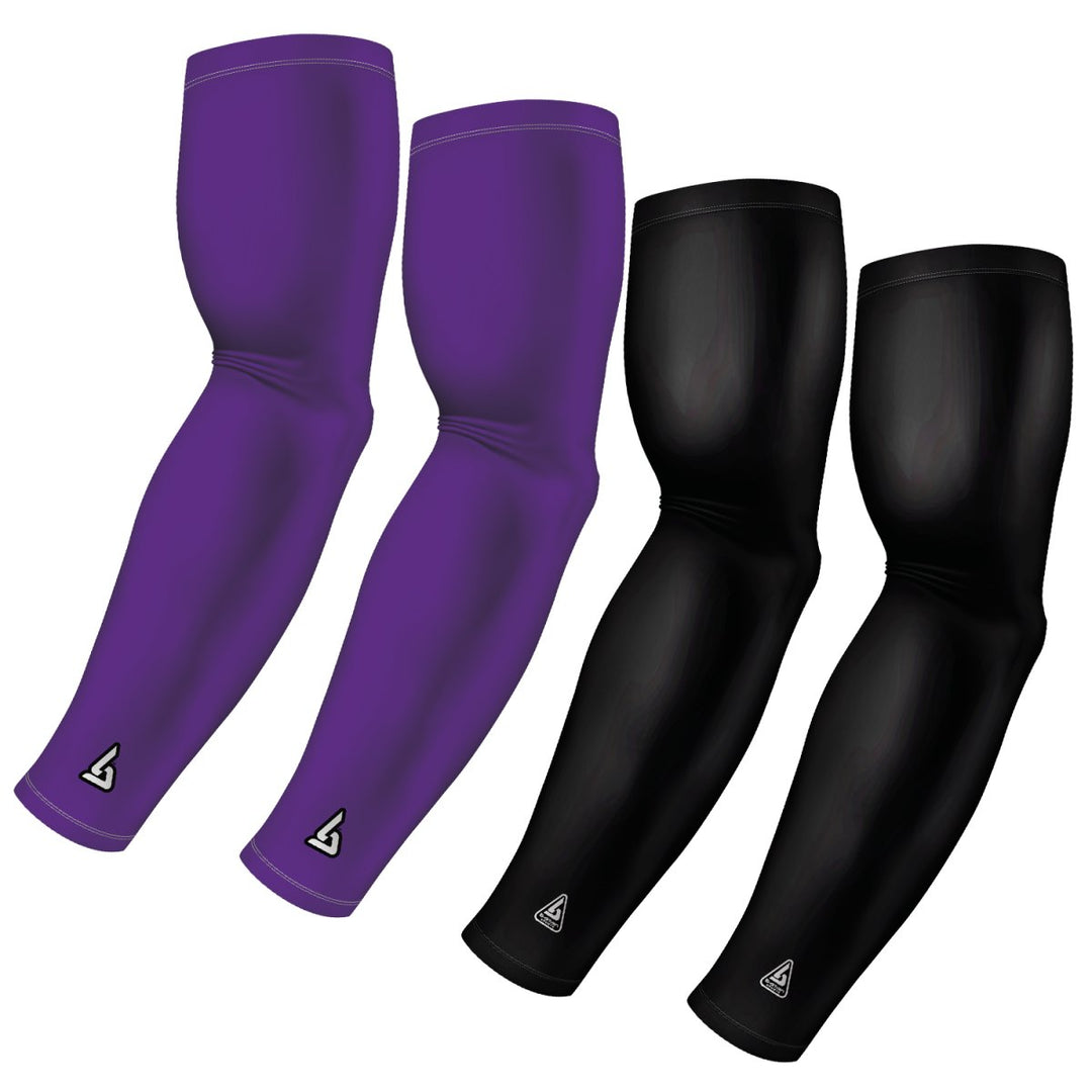 4-Pack Bundle | Solids | Black/Purple Light / Medium - B-Driven Sports