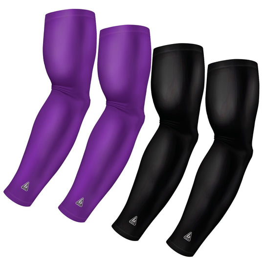4-Pack Bundle | Solids | Black/Purple Medium - B-Driven Sports