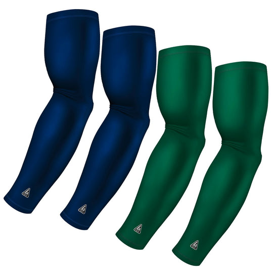 4-Pack Bundle | Solids | Blue Navy Dark/Green Hunter - B-Driven Sports