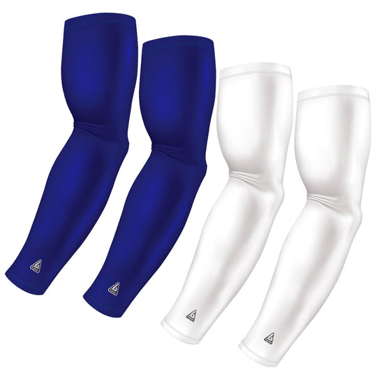 4-Pack Bundle | Solids | White/Blue Standard Dark - B-Driven Sports