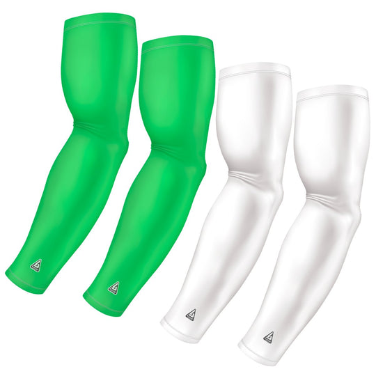 4-Pack Bundle | Solids | White/Green Lime Standard - B-Driven Sports