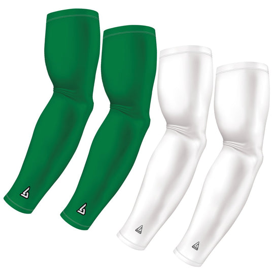 4-Pack Bundle | Solids | White/Green Standard - B-Driven Sports