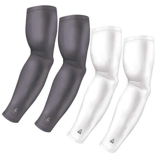 4-Pack Bundle | Solids | White/Grey Dark - B-Driven Sports