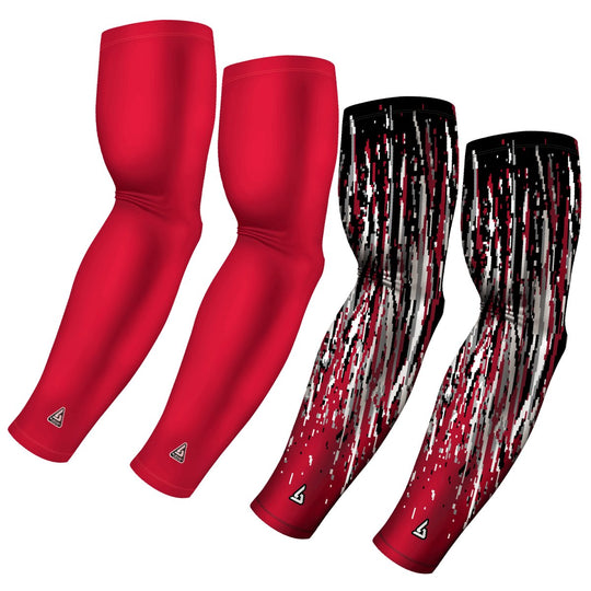 4-Pack Bundle | Solid/Streaks | Maroon Standard Bundle 1 - B-Driven Sports