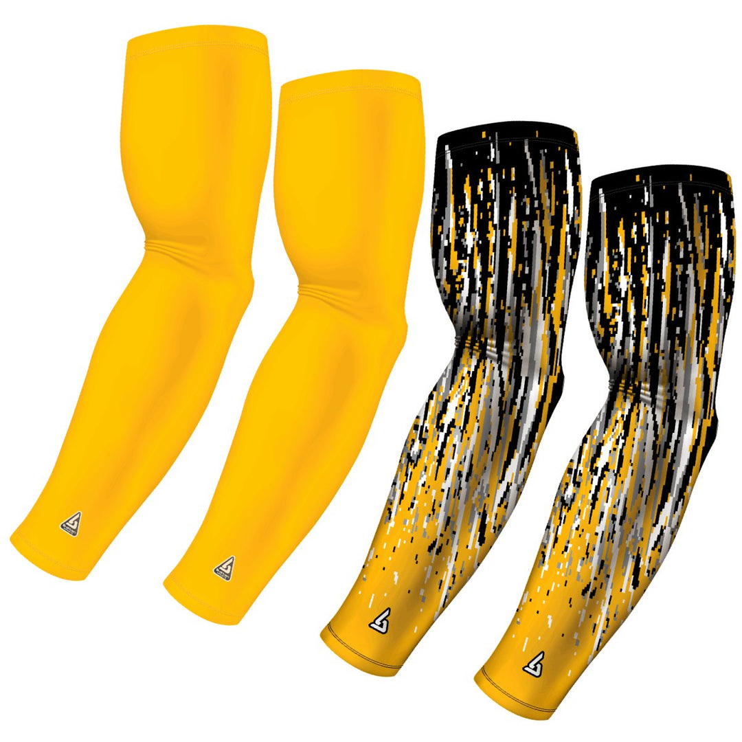 4-Pack Bundle | Solid/Streaks | Yellow Standard Bundle 5 - B-Driven Sports