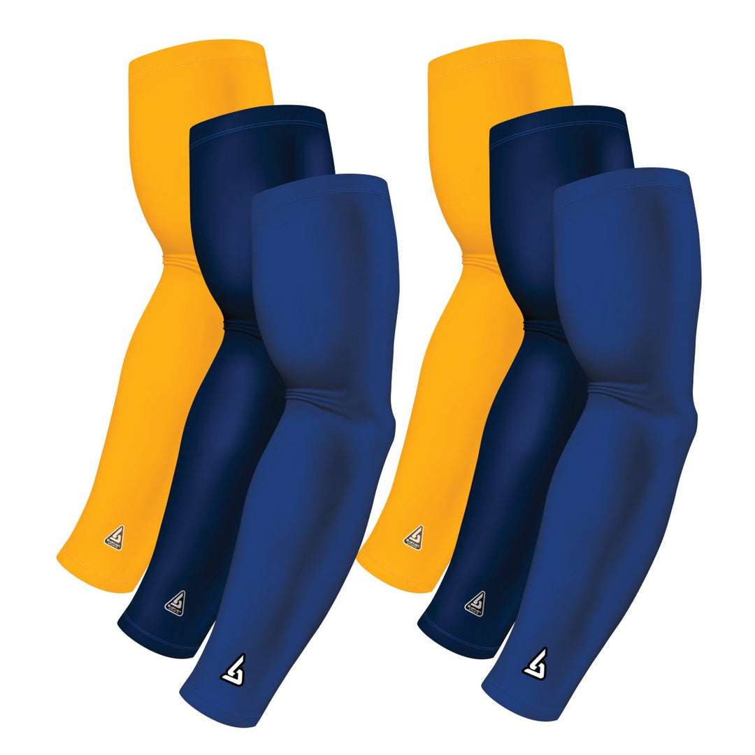 6-pack Bundle | Solids | Blue Royal Standard/Blue Navy Dark/Yellow Dark - B-Driven Sports