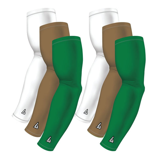 6-pack Bundle | Solids | Green Standard/Gold Dark/White - B-Driven Sports