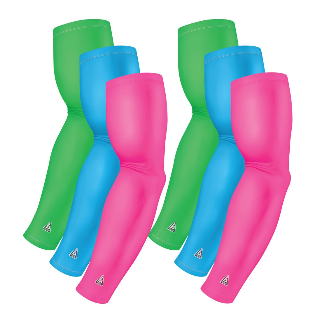 6-pack Bundle | Solids | Pink Light/Blue Carolina/Green Lime Standard - B-Driven Sports