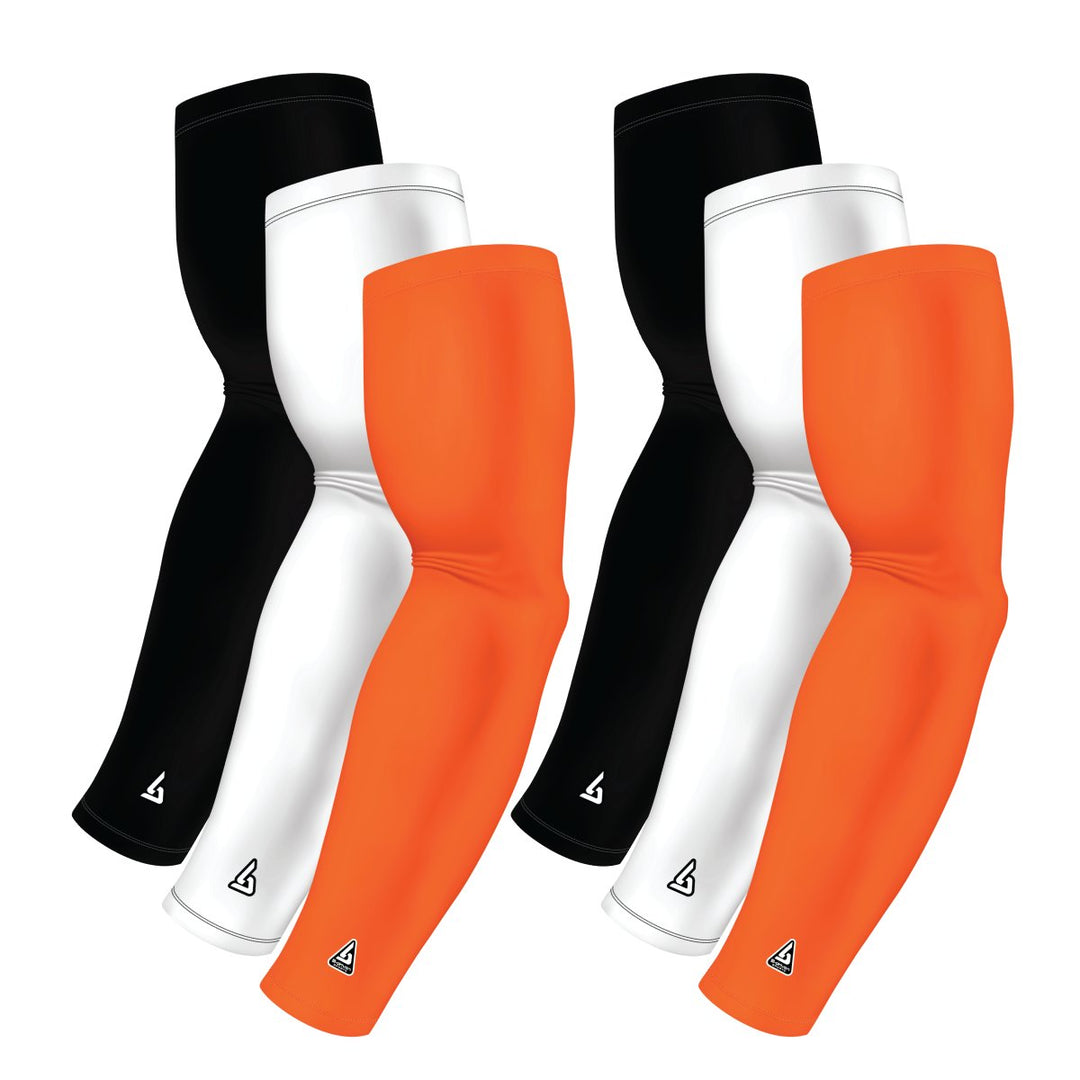 6-Pack Bundle | Solids |White/Black/Orange Light - B-Driven Sports