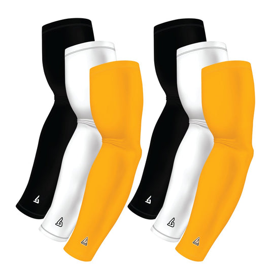 6-Pack Bundle | Solids |White/Black/Yellow Dark - B-Driven Sports