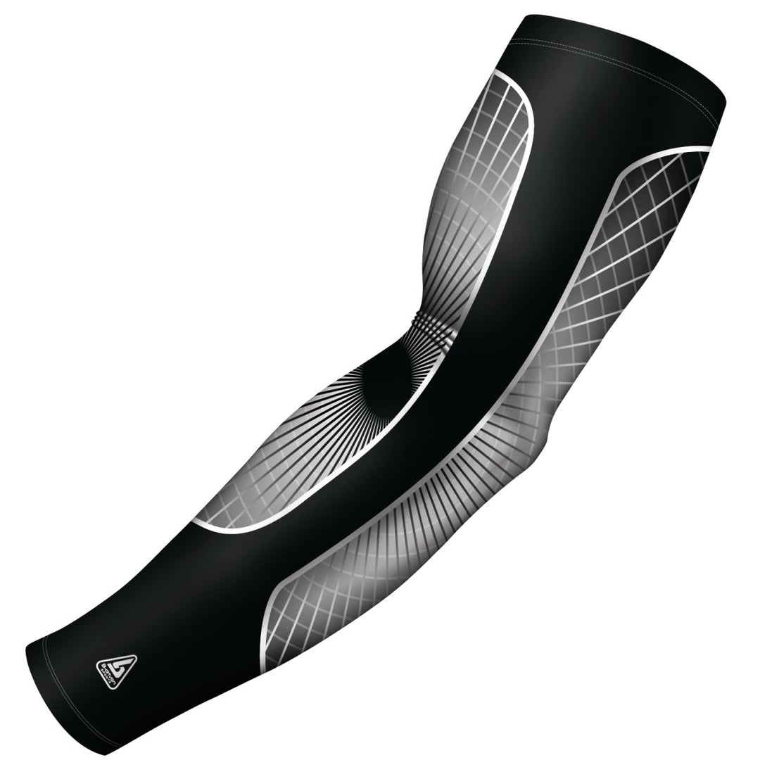 Black Basketball Arm Sleeve - Multiple Patterns - B-Driven Sports