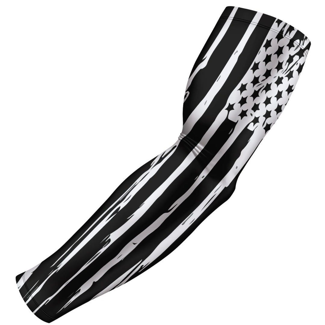 Black USA Flag Arm Sleeve - B-Driven Sports