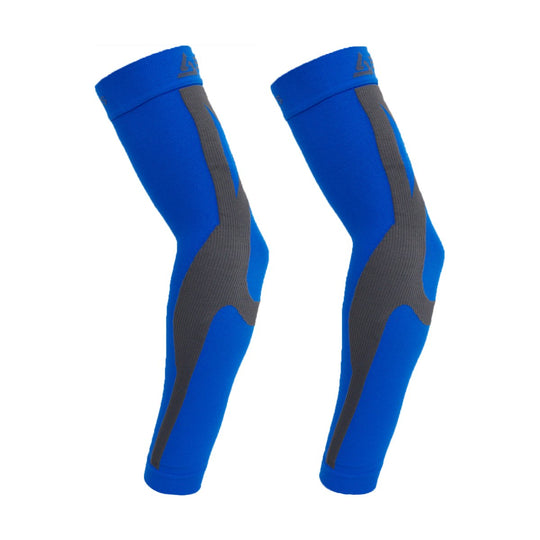 Enhanced Graduated Compression Arm Sleeve | Blue - Pair - B-Driven Sports