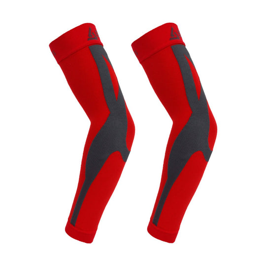 Enhanced Graduated Compression Arm Sleeve | Red - Pair - B-Driven Sports