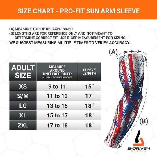 Grey Compression Arm Sleeve | Sun Sleeve - B-Driven Sports