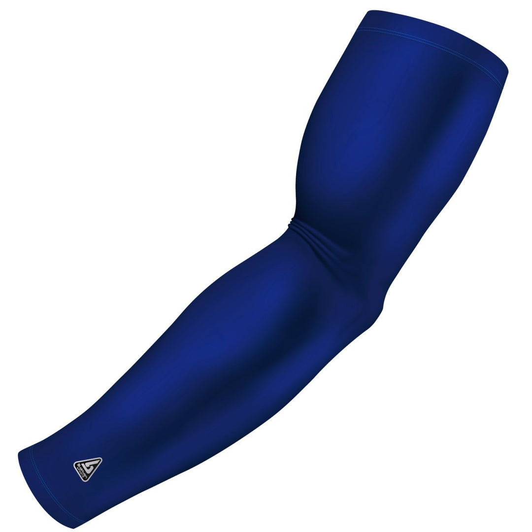 Navy Blue Basketball Arm Sleeve - Multiple Patterns - B-Driven Sports