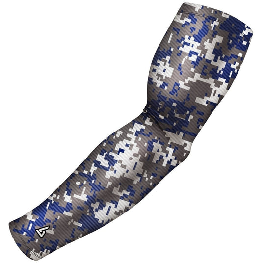 Navy Blue | Compression Arm Sleeve - Multiple Patterns - B-Driven Sports