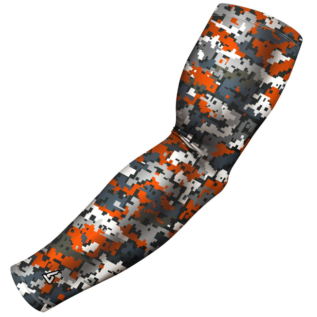Orange Baseball Arm Sleeve - Multiple Patterns - B-Driven Sports