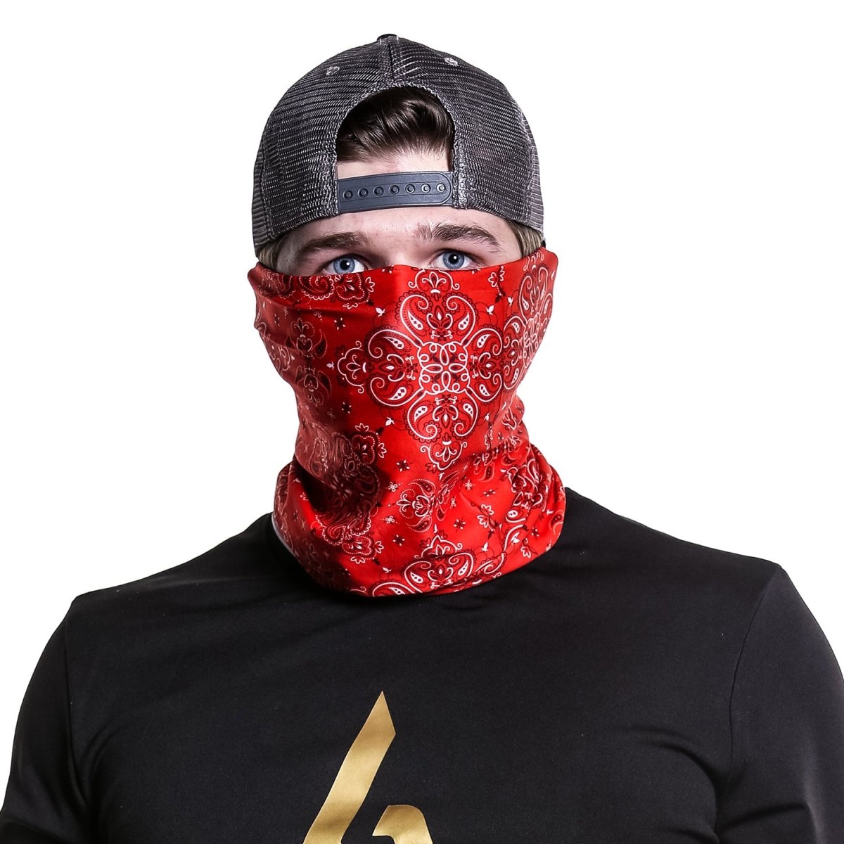 Paisley Traditional Red | Neck Gaiter - B-Driven Sports