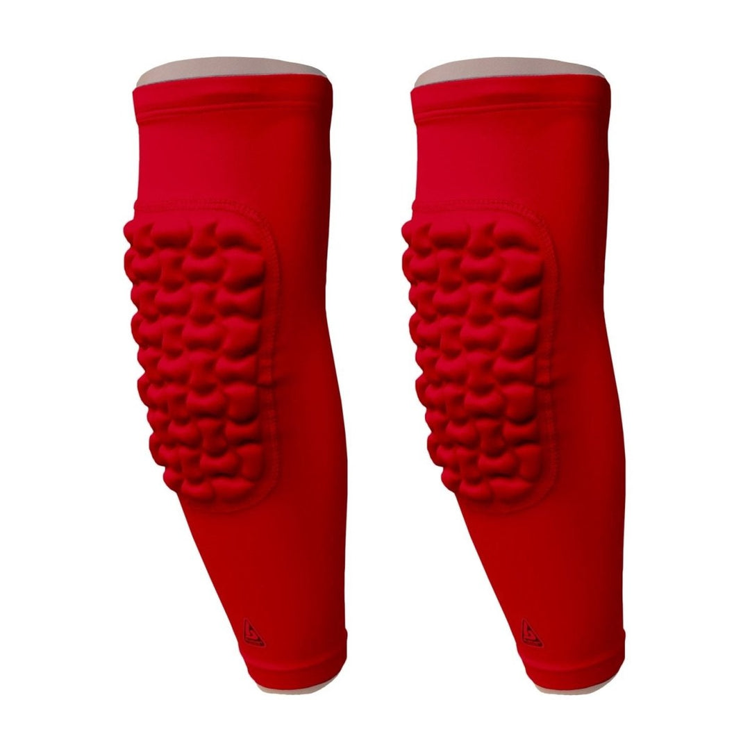 Pro-Fit Padded Knee Sleeve - Red (Knee) - B-Driven Sports