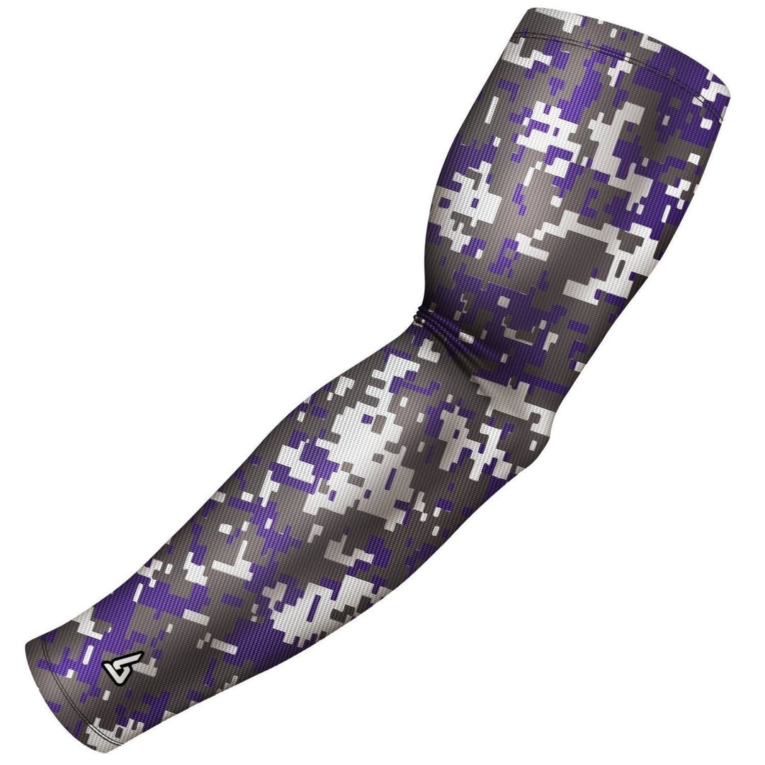 Purple Basketball Arm Sleeve - Multiple Patterns - B-Driven Sports