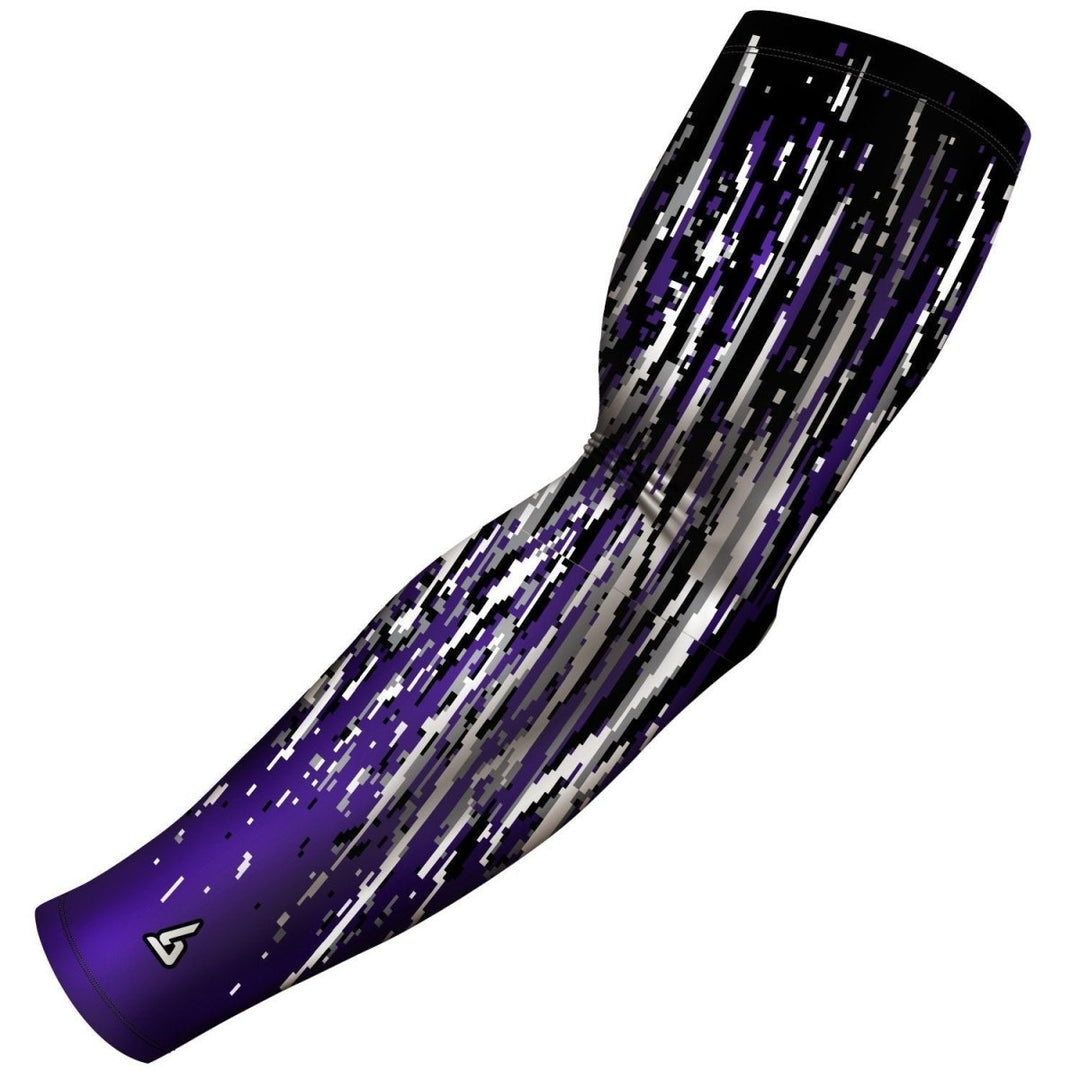 Purple Basketball Arm Sleeve - Multiple Patterns - B-Driven Sports