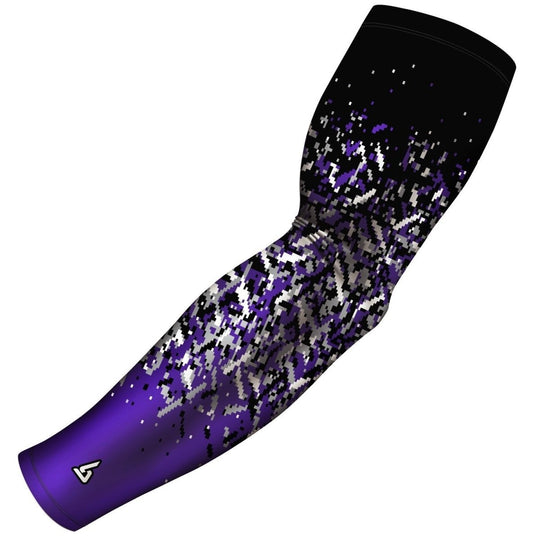 Purple | Compression Arm Sleeves - Multiple Patterns - B-Driven Sports
