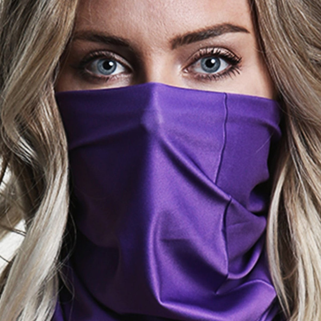 Solid Heather Purple | Neck Gaiter - B-Driven Sports