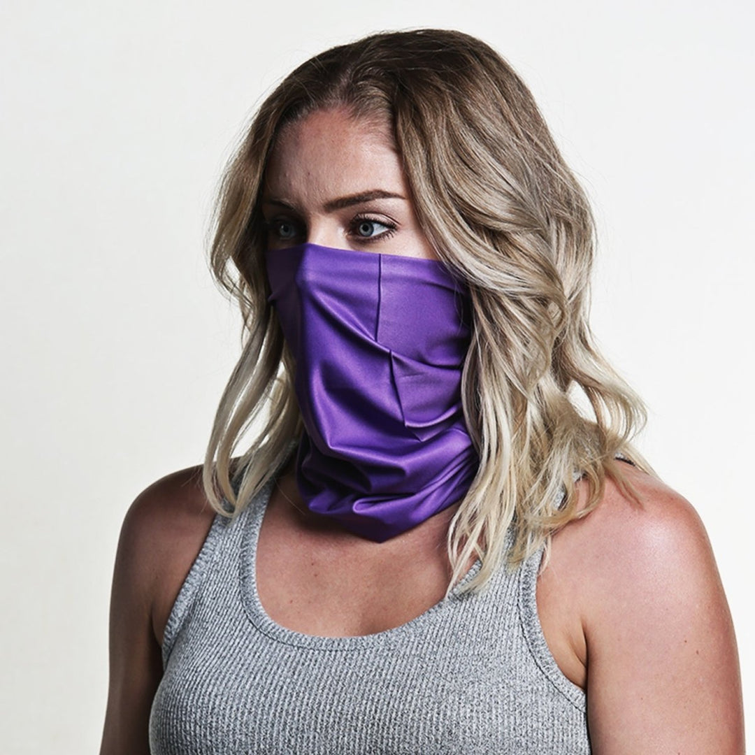 Solid Heather Purple | Neck Gaiter - B-Driven Sports