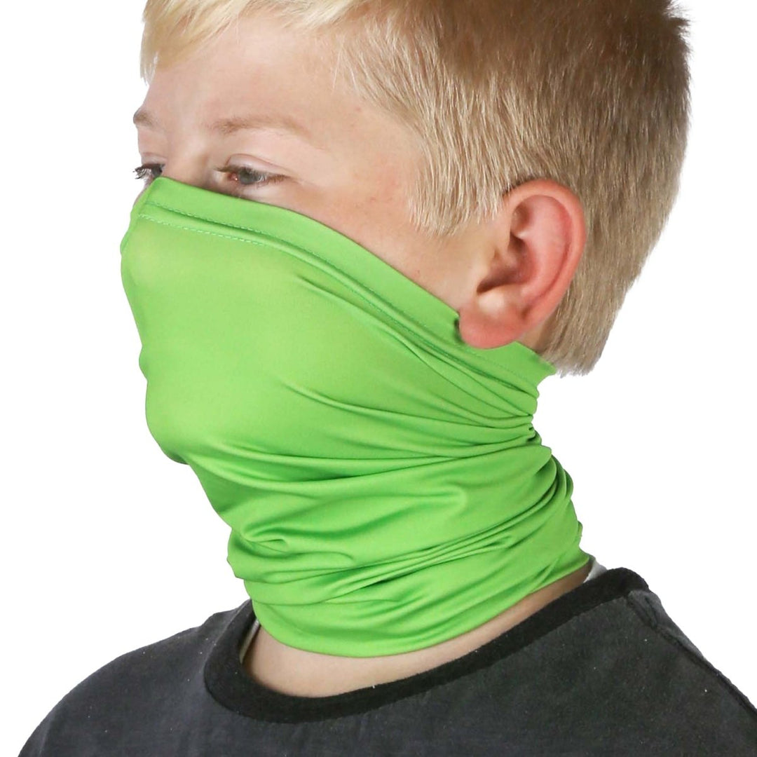 Solid Lime Green | Kids Gaiter - B-Driven Sports