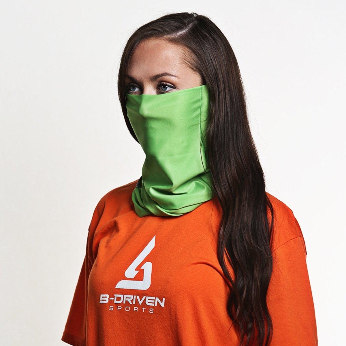 Solid Lime Green | Neck Gaiter - B-Driven Sports