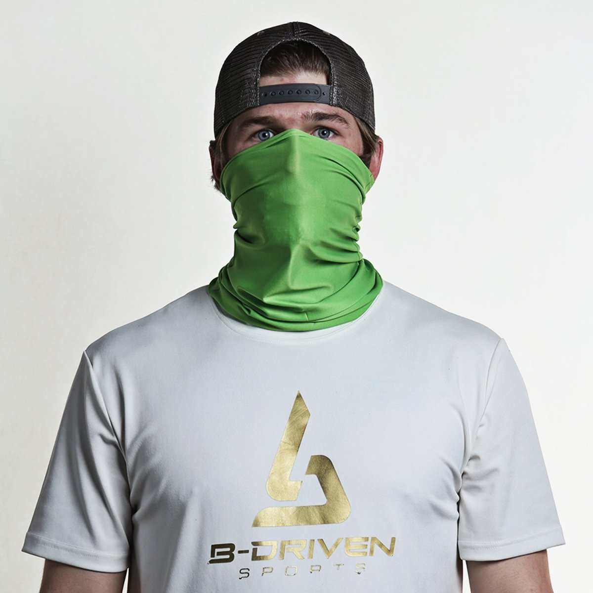 Solid Lime Green | Neck Gaiter - B-Driven Sports