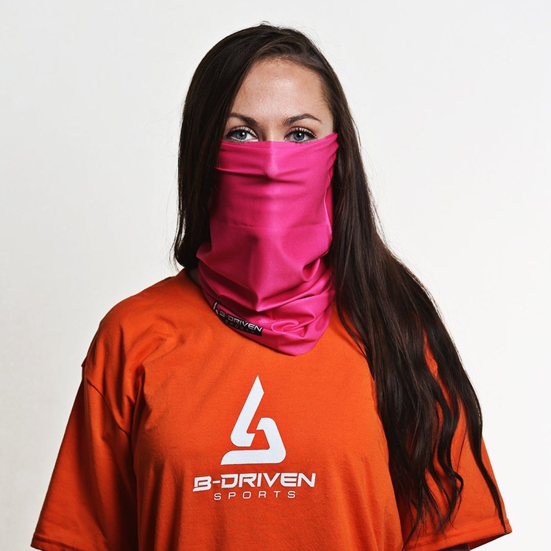 Solid Pink | Neck Gaiter - B-Driven Sports