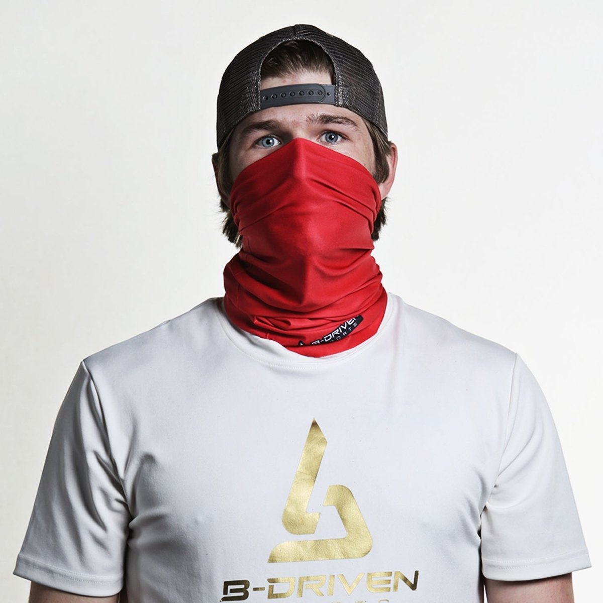 Solid Red | Neck Gaiter - B-Driven Sports