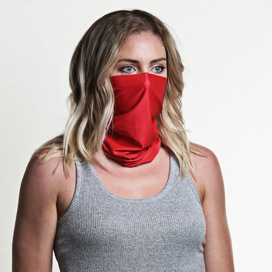 Solid Red | Neck Gaiter - B-Driven Sports