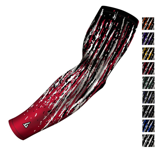 Streaks Series | Arm Compression Sleeve - Multiple Colors - B-Driven Sports
