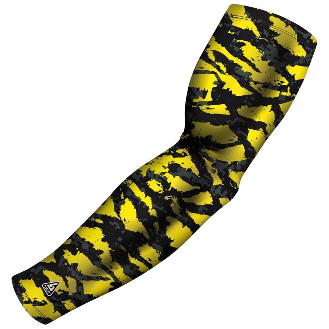 Yellow Basketball Arm Sleeve - Multiple Patterns - B-Driven Sports